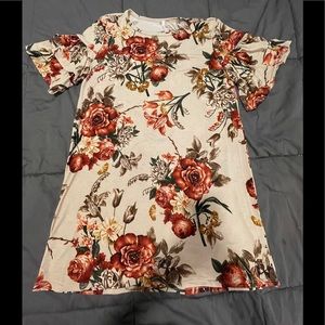 No brand floral dress Size L